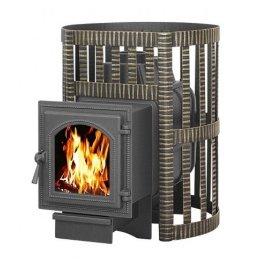 Чугунная печь для бани Везувий Легенда Ковка 16 (270)